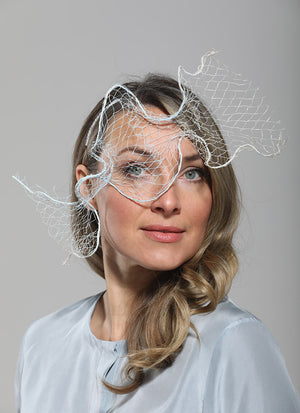 Wisp Ghost Net Veil Headpiece