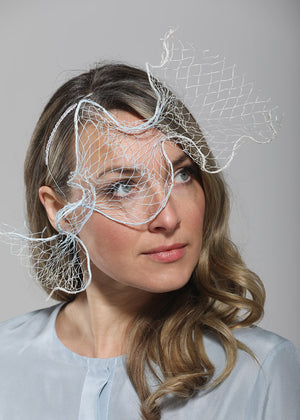 Wisp Ghost Net Veil Headpiece